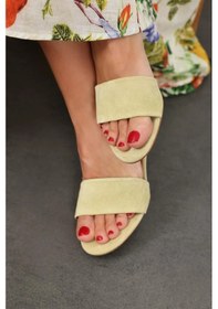 Resim Butter Yellow Mini Topuklu Terlik 24471 Butter Yellow 