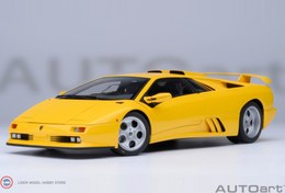 Resim 1:18 Autoart 1995 Lamborghini Diablo SE JOTA Superfly Yellow 