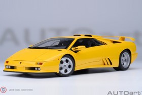 Resim 1:18 Autoart 1995 Lamborghini Diablo SE JOTA Superfly Yellow 