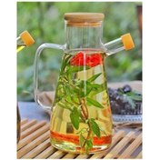 Resim PERİBOİA Borosilikat Cam 900 ml. Yağdanlık 