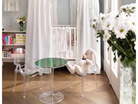 Resim Kartell Lou Lou Ghost Kids Sandalye 