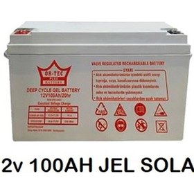 Resim Or-tec Akü 100 Ah Solar Akü 