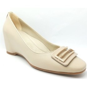 Resim Punto 312216 Bej Dolgu Taban Kadın Ayakkabı Bej 