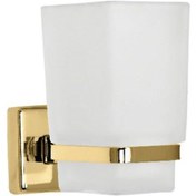 Resim Çelik Banyo Kumru Diş Fırçalık Altın Renkli Montajlı Diğer 