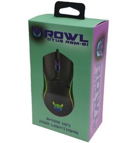 Resim Rowl RGM-01 Otus Usb Aydınlatmalı Kablolu Oyuncu Mouse 