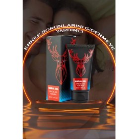 Resim Gizmur Store Maral Jel Erkekliğin Boyutunun Yüksek Seviyesi Için 50 ml Krem 