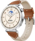 Resim HUAWEI WATCH GT 5 41 mm akıllı saat, şık tasarım, yeni koşu ve bisiklet modu, sağlık izleme, 7 günlük pil ömrü, iOS ve Android, kahverengi, Amazon'a özel 