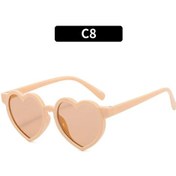 Resim Klassnumkalp Şekilli Çocuk Güneş Gözlüğü Uv400 Koruma Klasik Sevimli Yaz Aksesuarıgri51 Gri 