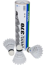 Resim Yanyu BAD-370 Beyaz 6'lı Plastik Badminton Topu 
