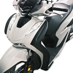 Resim GP Kompozit Honda SH 125 2024-2025 Uyumlu Bacak Koruma Siyah 