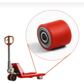 Resim Zet 80X70X20 Döküm Üstü Poliüretan Rulmanlı Transpalet Tekeri 