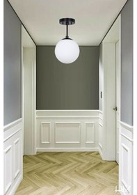 Resim Mini Modern Salon - Mutfak - Yatak Odası Siyah Beyaz Camlı Tavan Plofonyer Tekli Avize Diğer 