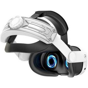 Resim Pazly Meta Quest 3 İçin Moda Tasarımı Düğmeli Yedek Kafa Bandı Vr Kulaklık Aksesuarları - Gümüş Gümüş 