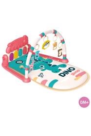 Resim Piyanolu Dinozor Gökkuşağı Bebek Oyun Halısı 