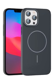 Resim Joko iPhone 15 Pro Max Broş Magsafe Telefon Kılıfı - Siyah 