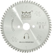 Resim König Alüminyum ve Pvc Daire Testere 300*3,2*30z96 