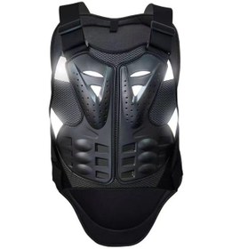 Resim Motosiklet Koruyucu Ekipman Göğüs Koruyucusu Siyah 