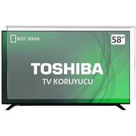 Resim Best Ekran Toshiba Uyumlu 58" 147 Ekran TV Ekran Koruyucu 