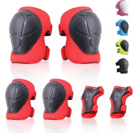Resim Deyido 6'lı Yüksek Korumalı Paten,scooter,kaykay,bisiklet Koruma Set Dizlik Dirseklik Bileklik Koruyucu Set 