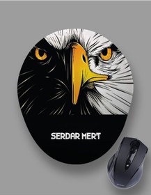 Resim Kişiye Özel Kartal Temalı Bilek Destekli Mouse Pad 