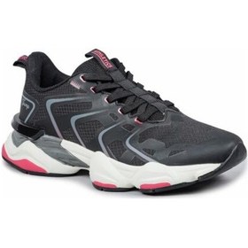 Resim Jump 29907 Phlon Hafif Taban Bağcıklı Kadın Spor Ayakkabı Siyah Siyah 