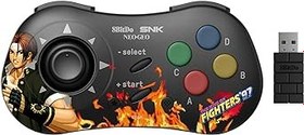 Resim 8Bitdo Kyo Kusanagi Bluetooth Style SNK Neo Geo CD – Windows PC, Android ve Neo Geo Mini uyumlu 