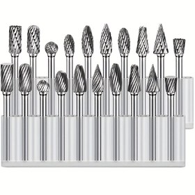 Resim 1 Set Döner Tungsten Karbür Deburring Makinesi - Ahşap İşleme, Delme, Oyma, Oyma ve Parlatma için Mükemmel! 