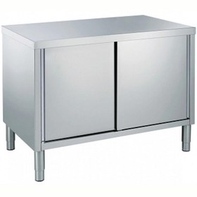 Resim Electrolux Professional Dolaplı Çalışma Tezgahı, 1 Ara Raflı, 2 Kayar Kapılı - 1400 Mm MTN1400PN 