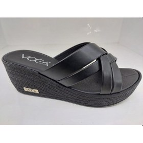 Resim Voga 2004 Dolgu Topuk Comfort Casual Kadın Terliği 001 