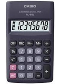 Resim Casio HL-815L-BK 8 Hane Siyah Hesap Makinesi 