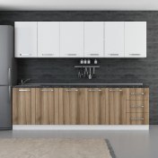 Resim Minar 265 cm Mutfak Dolabı Beyaz Dore 265-D1 