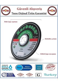 Resim Karbosan Mermer Kesme Disk Taşı - 230mm 