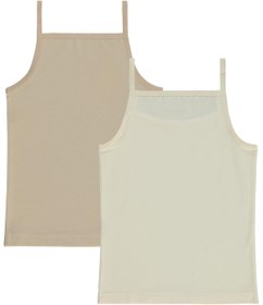 Resim Pierre Cardin 2-12 Yaş Kız Çocuk 2'li Atlet - Standart / 4-5 Yaş 