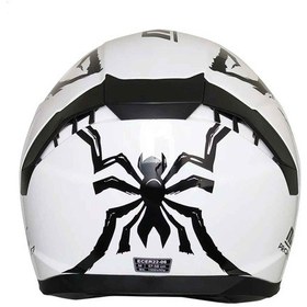 Resim Mts Pro Helmets M-910 Kapalı Motosiklet Kaskı Beyaz - Siyah - Turuncu 