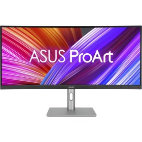 Resim Asus PROART PA34VCNV 34 KAVISLI IPS HDR 3440x1440 5MS VESA 3YIL RJ45, EYECARE,%100 SRGB FLICKER-FREE,CERCEVESIZ,DUSUK MAVI ISIK YÜKSEKLİK AYARI USB-C PD90 W Monitör 