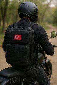 Resim visees Motor Mini Taktik Sırt Çantası Peç Hediyeli - 14 Litre 