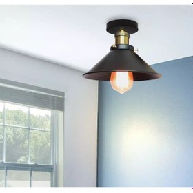 Resim Mylights Vintage Rustik Retro Plofonyer V Tavan Avize 