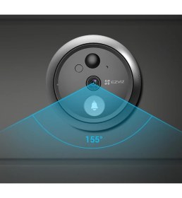 Resim Ezviz 2mp Wi-Fi Akıllı Kapı Görüntüleyicisi Diafon(Çift Yönlü Video Görüşme) 