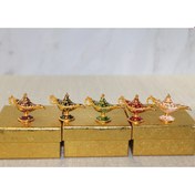 Resim Mineli Metal Alaaddin Lambası Model 8 
