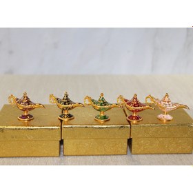Resim Mineli Metal Alaaddin Lambası Model 8 
