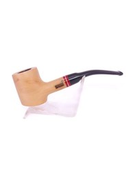 Resim Pipsan Poker Kırmızı Bilezik 9mm Filtreli Çift Ağızlıklı Pipo - Naturel 