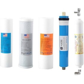 Resim Filtre Dünyası Usa Su Arıtma Cihazı Filtresi 5Li Set Su Arıtma Filtresi Vontron 