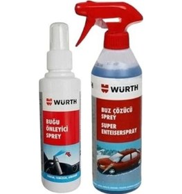 Resim Wurth Buz Çözücü Sprey 500 Ml Ve Buğu Önleyici Sprey 150ml 