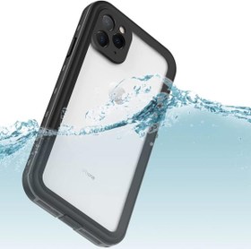 Resim iPhone 14 Pro ile Uyumlu Su Geçirmez Kılıf IP68 Sertifika Waterproof 1 Saat 2 Metre Su Sızdırmaz 