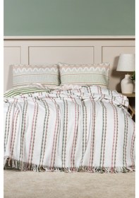 Resim Elart Arden Battaniye Çift Kişilik Pamuklu 200x220 Cm Bej Bej 