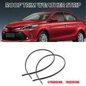 Resim Solar Sanc Yan Kapı Çatı Damlama Kalıplama Trim Şeridi Lhrh Su Geçirmez Şeridi (Yurt Dışından) 