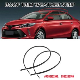 Resim Solar Sanc Yan Kapı Çatı Damlama Kalıplama Trim Şeridi Lhrh Su Geçirmez Şeridi (Yurt Dışından) 