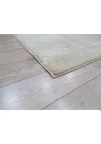 Resim Raschel Carpet Kesme Yolluk Kaymaz Taban Yumuşak Peluş Halı Bej 