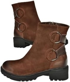Resim fox SHOES T654047101 Hakiki Deri Nubuk Kadın Bot 