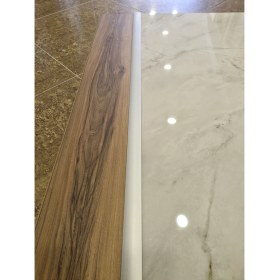 Resim ORSA Parke Eşik Çıtası Kendinden Silikonlu Yapışkanlı Alüminyum Profil 90 Cm/3 Adet. 